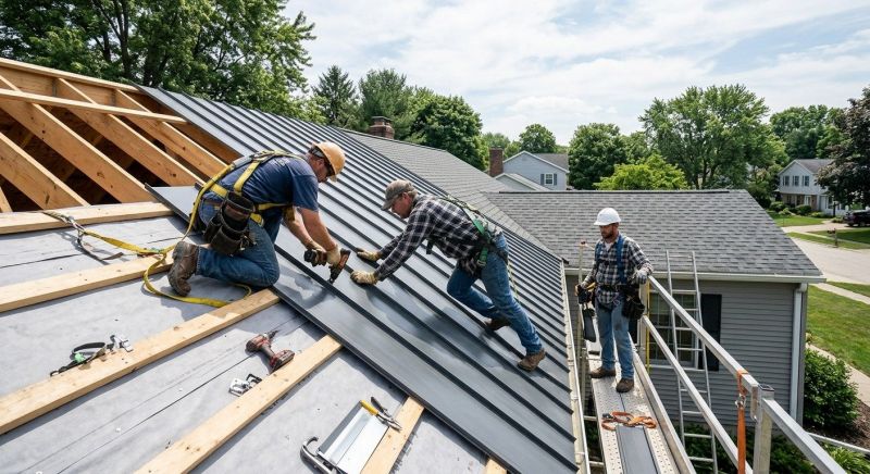 Aluminum Roof Installation in Beloit, OH