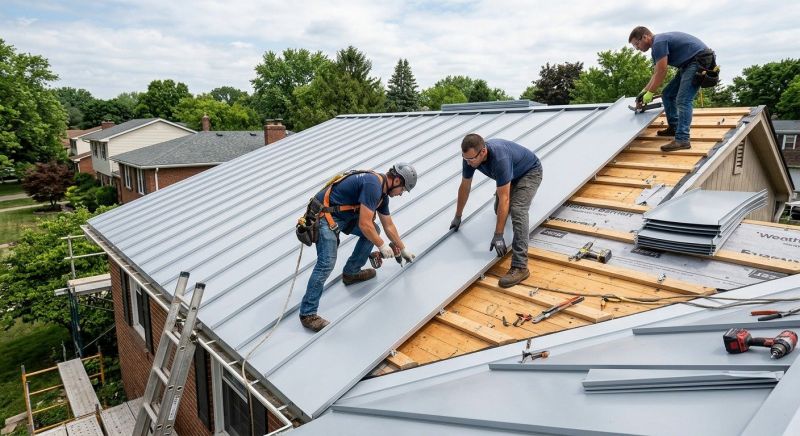 Aluminum Roof Installation in Canton, OH