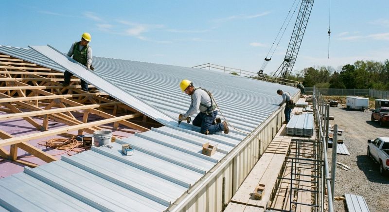 Aluminum Roof Installation in Cuyahoga Falls, OH