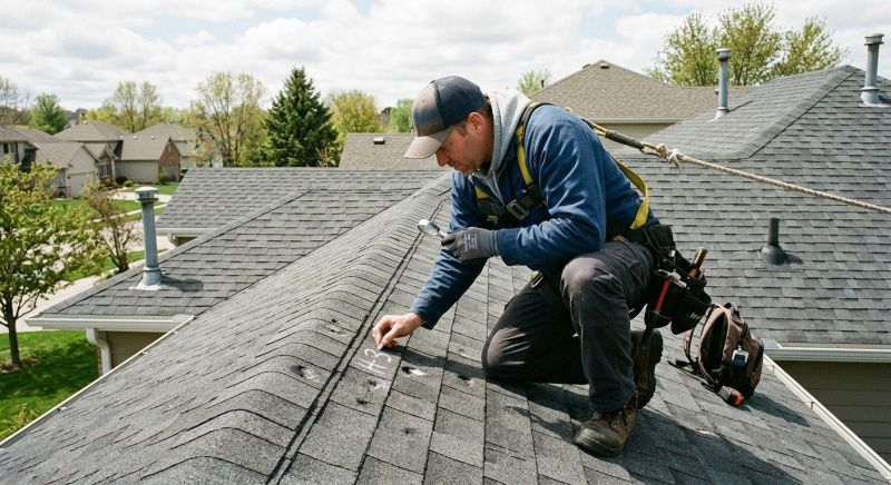 Asphalt Roof Inspection in Deerfield, OH