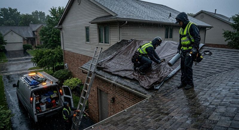 Asphalt Roof Leak Repair in Hartville, OH