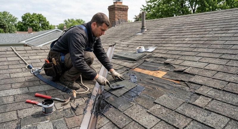 Asphalt Roof Leak Repair in Hudson, OH