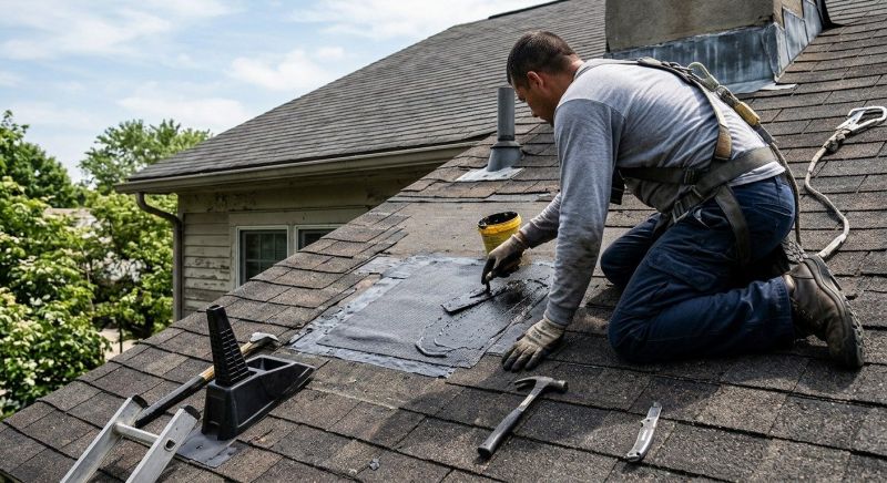 Asphalt Roof Leak Repair in Stow, OH