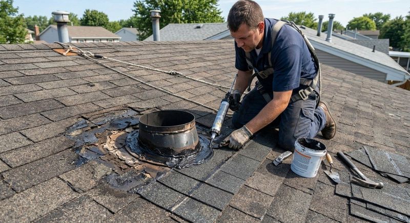 Asphalt Roof Leak Repair in Tallmadge, OH