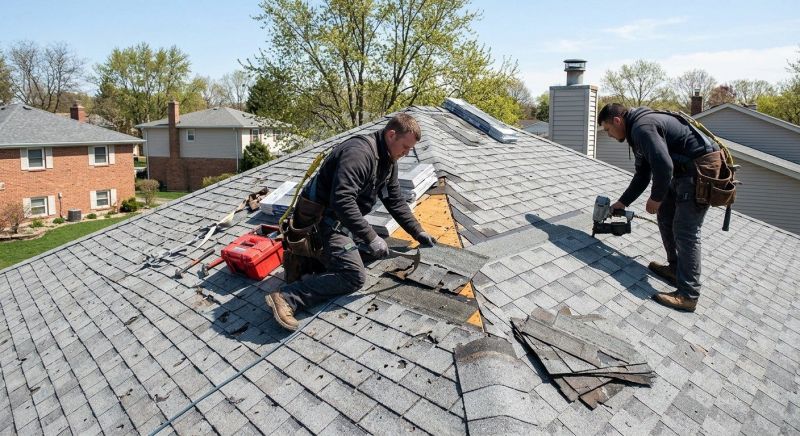 Asphalt Roof Repair in North Canton, OH