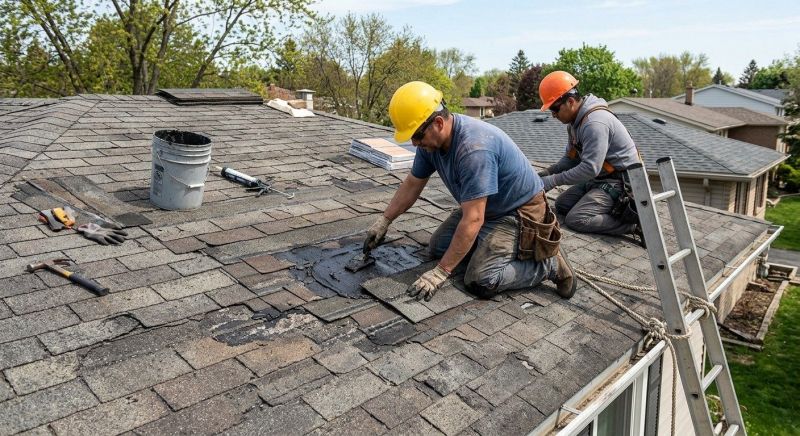 Asphalt Roof Repair in North Royalton, OH