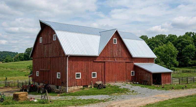 Barn Roof Replacement in Chagrin Falls, OH