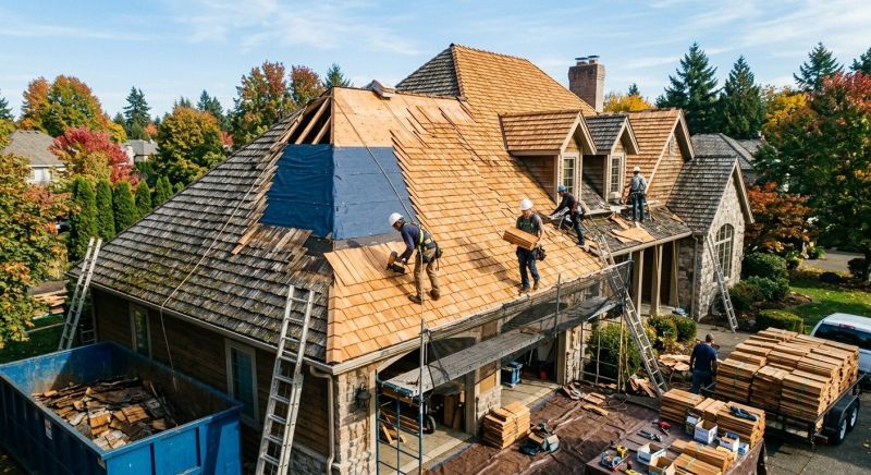 Cedar Roof Replacement in Wadsworth, OH