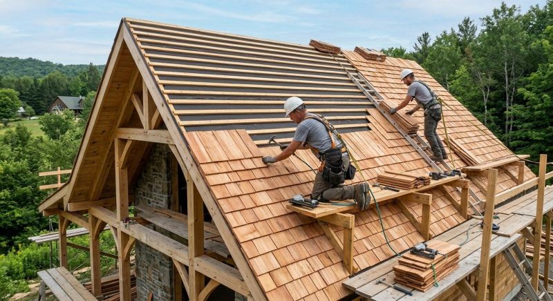 Cedar Shake Roof Construction in Summit County, OH