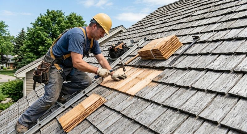 Cedar Shingles Repair in Barberton, OH