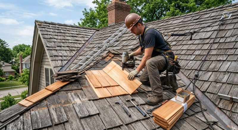 Cedar Shingles Repair in Hiram, OH