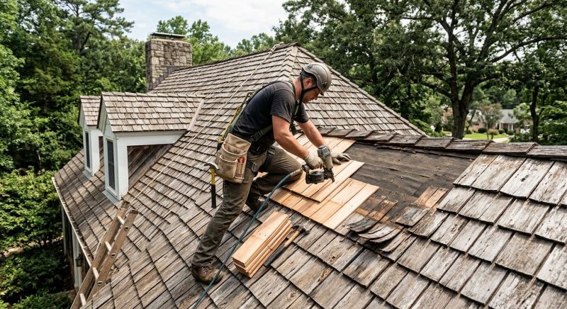 Cedar Shingles Repair in Summit County, OH