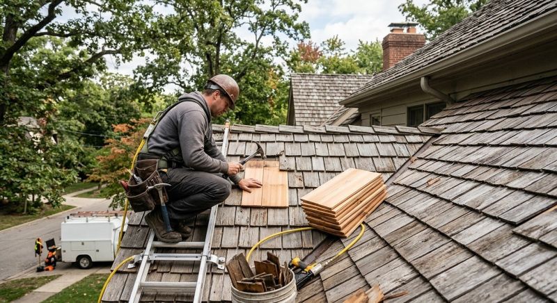 Cedar Shingles Repair in Wadsworth, OH