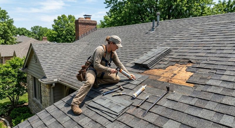 Collapsing Roof Repair in Portage County, OH