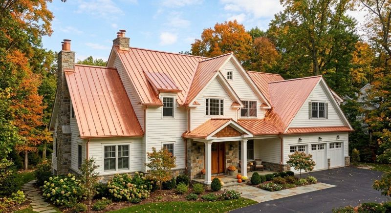 Copper Roof Replacement in Portage County, OH