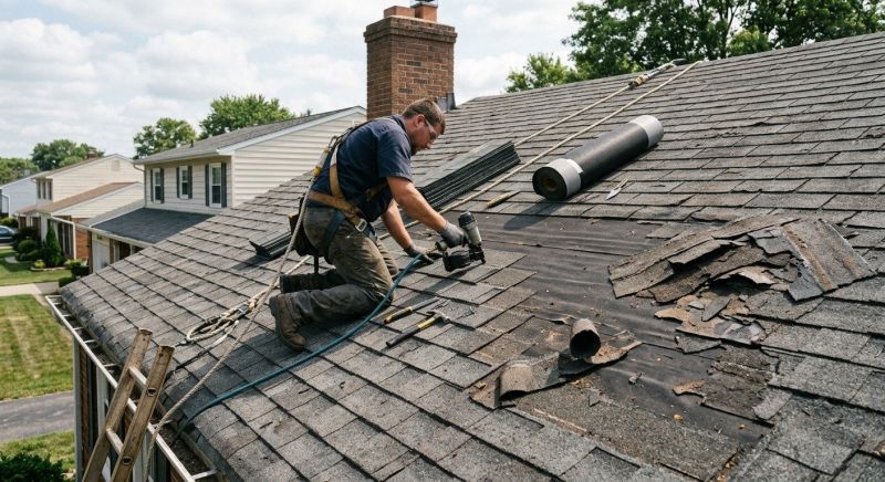 Damaged Roof Repair in Canton, OH