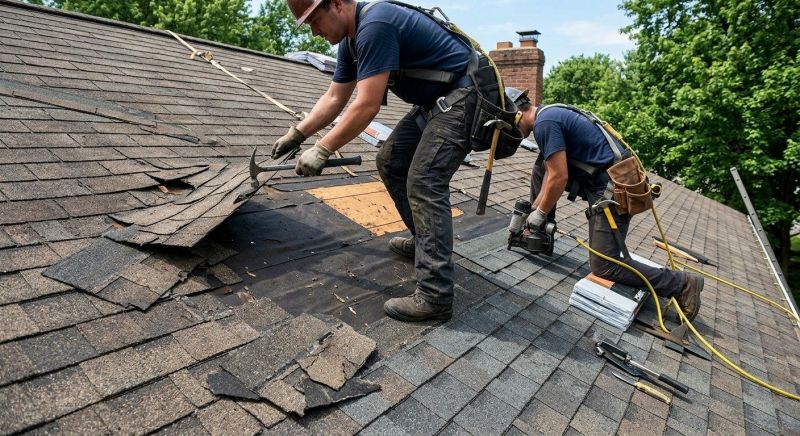 Damaged Roof Repair in Streetsboro, OH