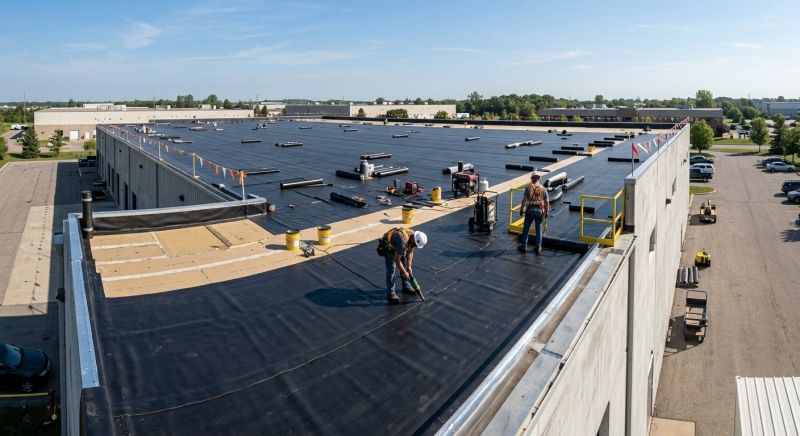 Epdm Roof Installation in Bedford, OH