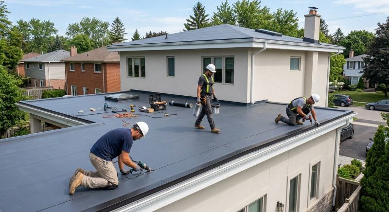 Epdm Roof Installation in Newbury, OH