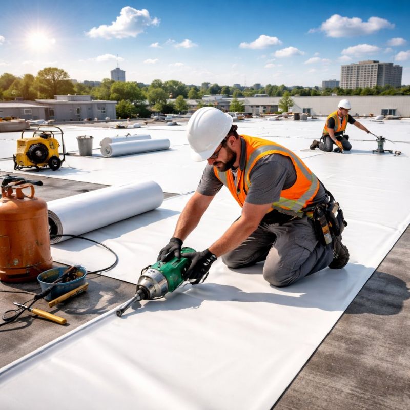 Epdm Roof Installation in Solon, OH