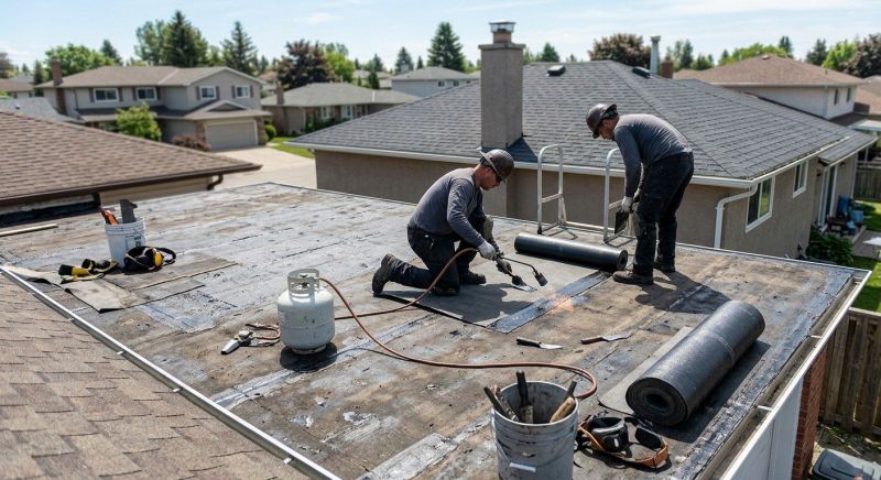 Flat Roof Repair in Broadview Heights, OH