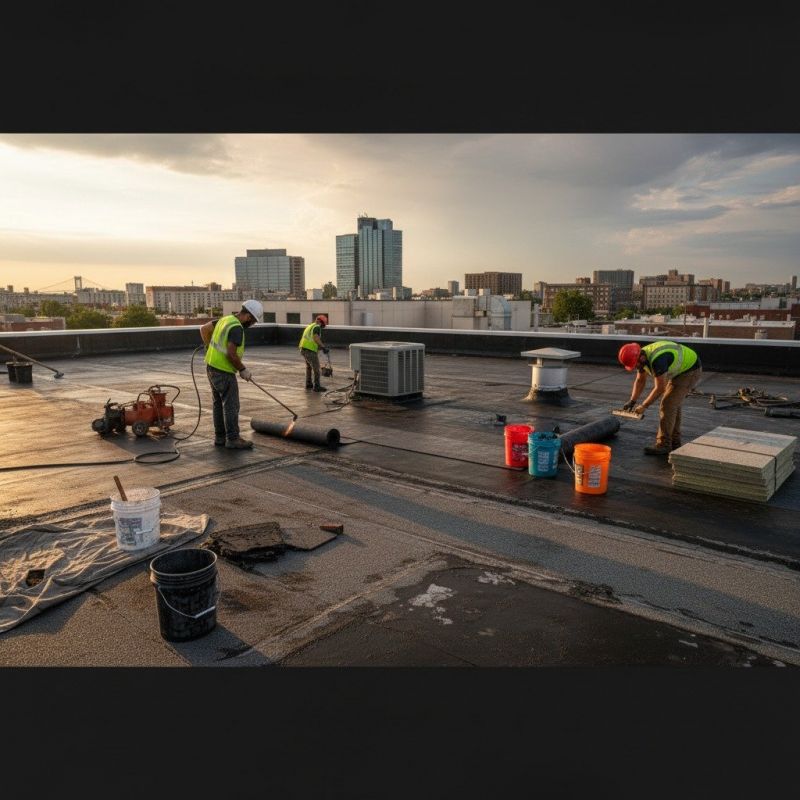Flat Roof Repair in Kent, OH