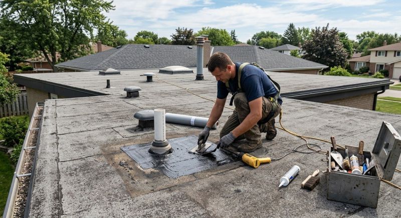 Flat Roof Repair in Solon, OH