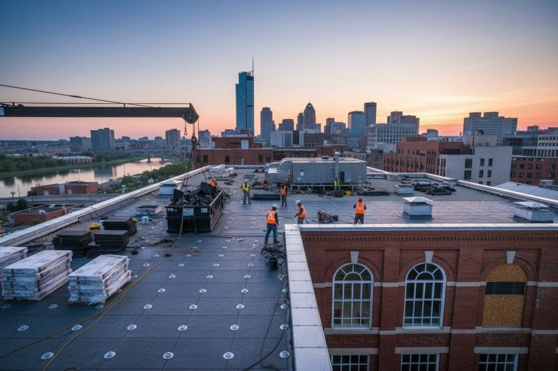 Flat Roof Replacement in Canton, OH