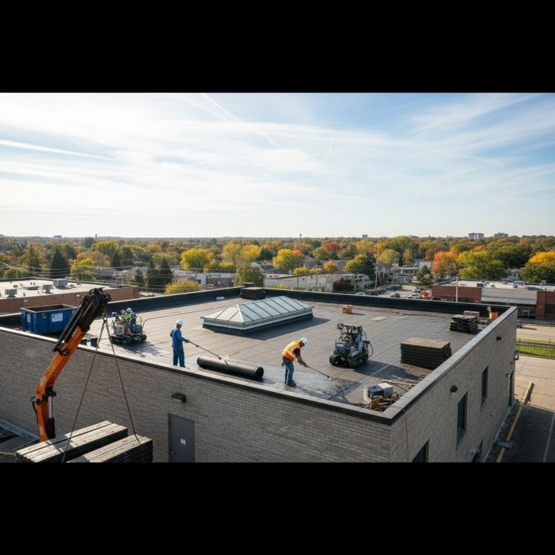 Flat Roof Replacement in Chagrin Falls, OH