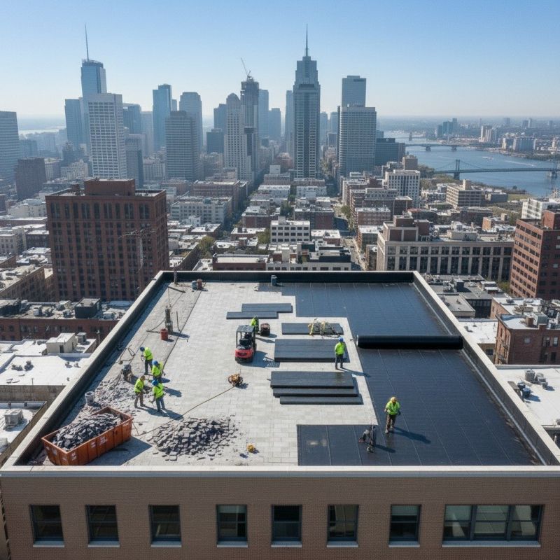 Flat Roof Replacement in Louisville, OH