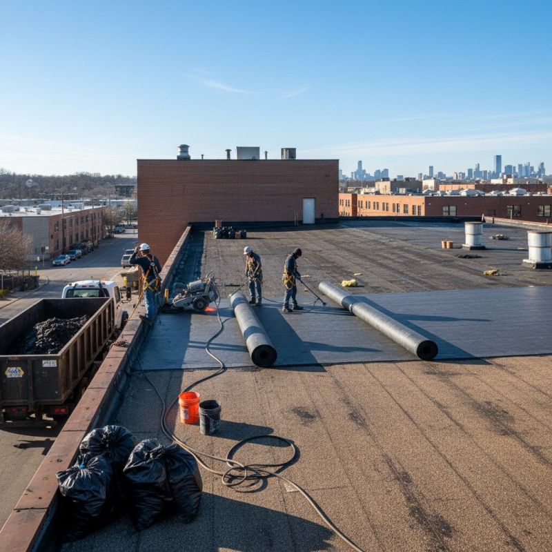 Flat Roof Replacement in North Canton, OH