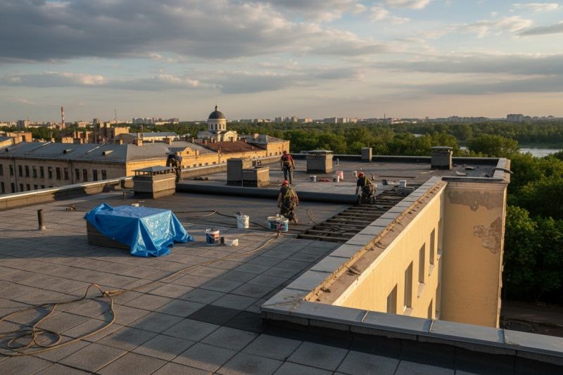 Flat Roof Replacement in Solon, OH