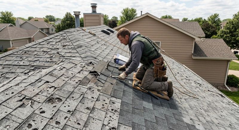 Hail Damage Roof Repair in Berlin Center, OH