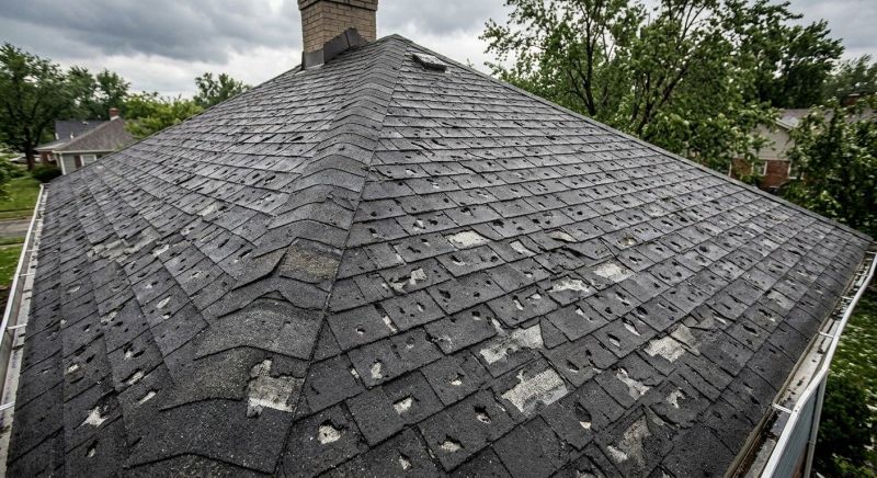 Hail Damage Roof Repair in Louisville, OH