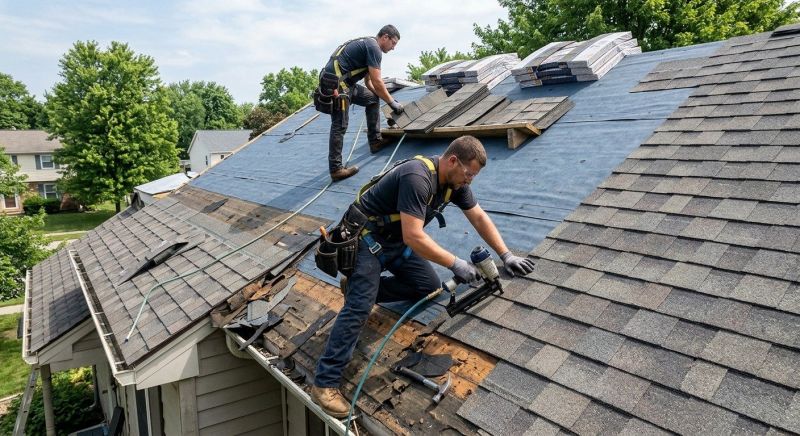Hip Roof Shingle Replacement in Portage County, OH