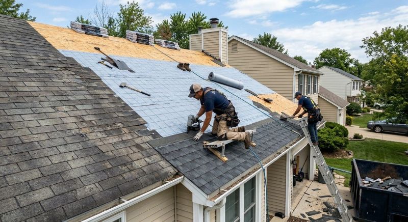 Hip Roof Shingle Replacement in Portage County, OH