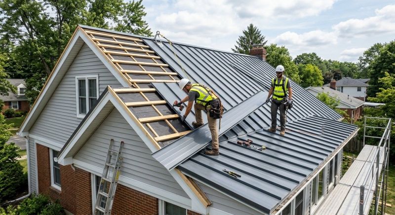 Metal Roof Installation in Deerfield, OH