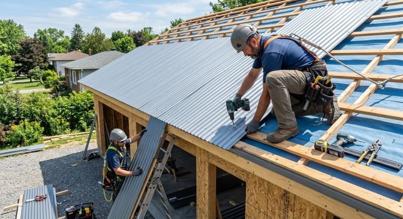 Metal Roof Installation in Mantua, OH