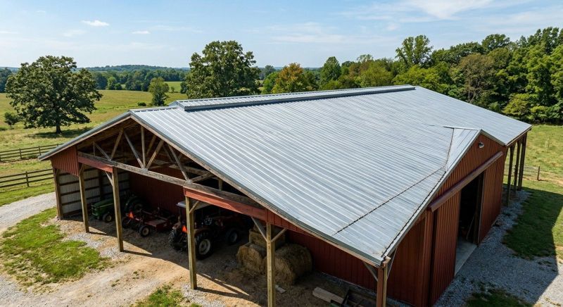 Pole Barn Roof Repair in North Benton, OH