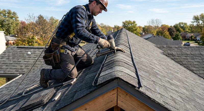 Ridge Cap Replacement in Portage County, OH