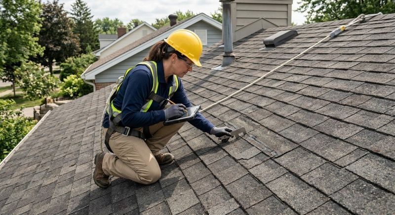 Roof Damage Inspection in Portage County, OH