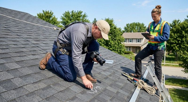 Roof Damage Inspection in Richfield, OH