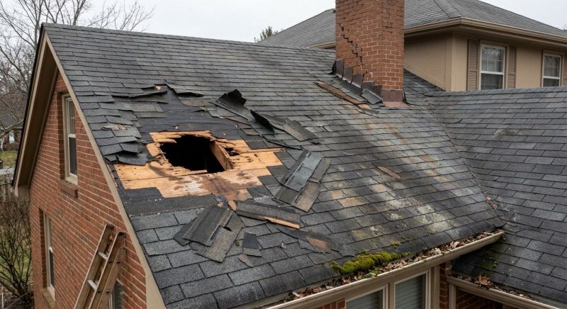 Roof Damage Repair in Beloit, OH