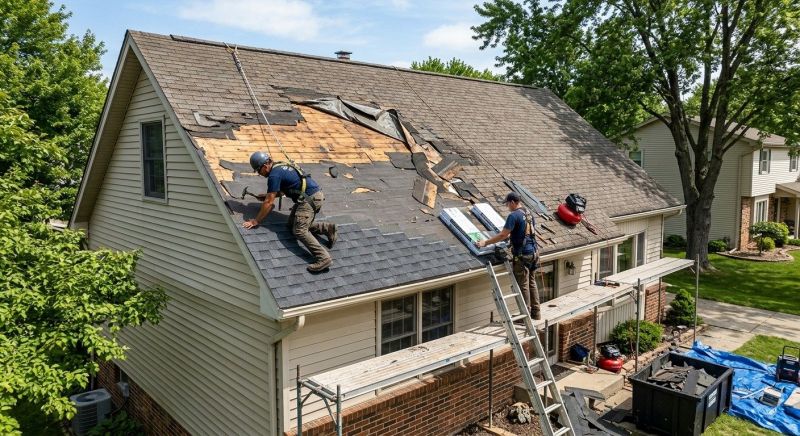 Roof Damage Repair in Stow, OH