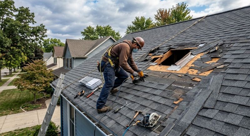 Roof Damage Repair in Uniontown, OH