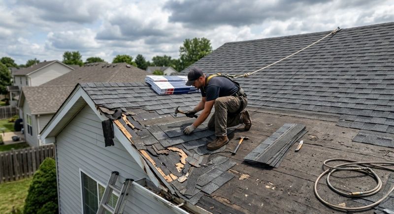 Roof Damage Restoration in Chagrin Falls, OH