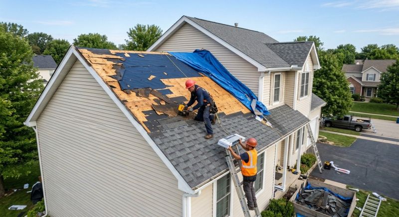 Roof Damage Restoration in Tallmadge, OH