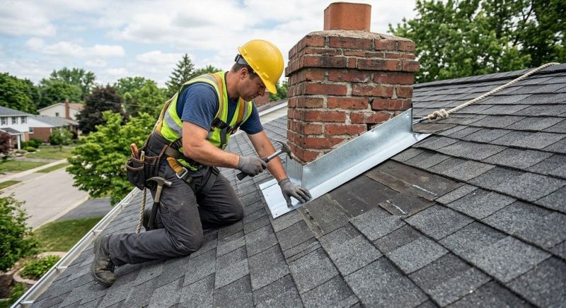 Roof Flashing Installation in Beachwood, OH