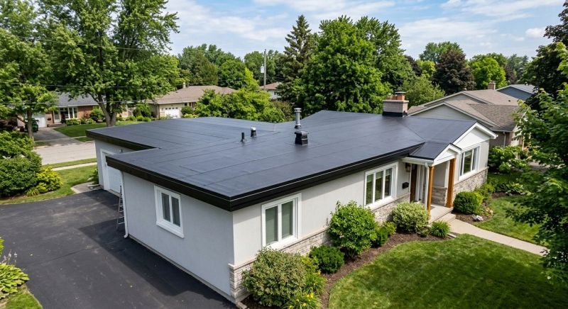 Rubber Roof Installation in Portage County, OH