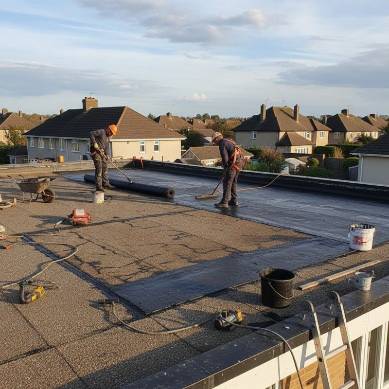 Rubber Roof Repair in Stow, OH